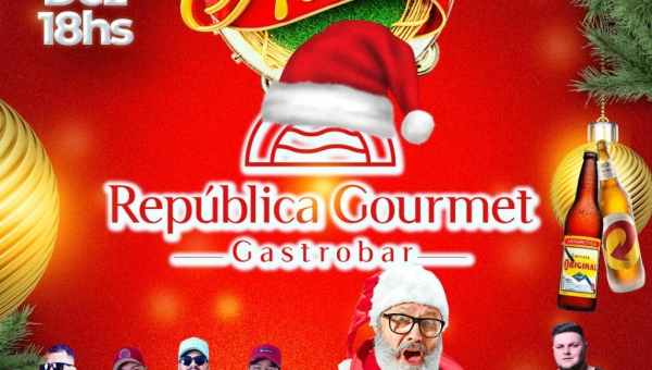 Pagodinho de Natal é na República Gourmet Gastrobar